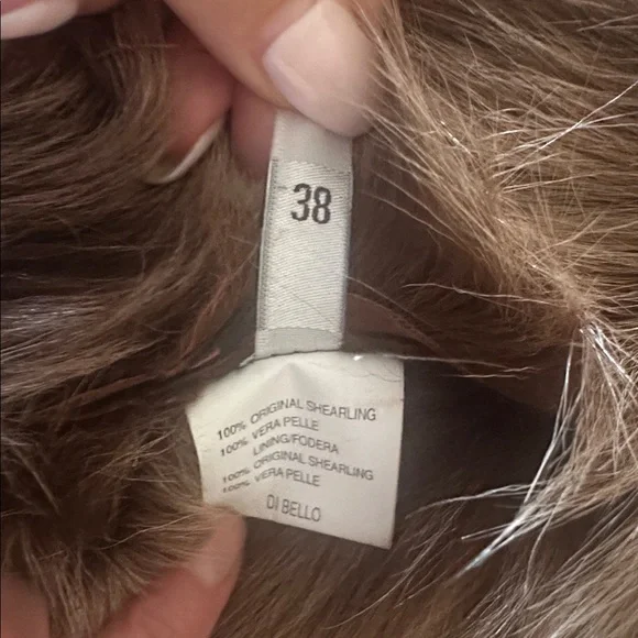 Di Bello Collection Shearling Long Coat - Picture 4 of 14